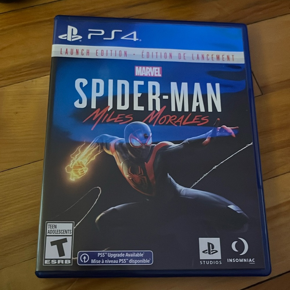 PS4 Games Spider-Man Miles Morales